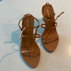 CULT GAIA
Eden Leather Sandals In Nude